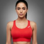 Ladies strong support sports bra